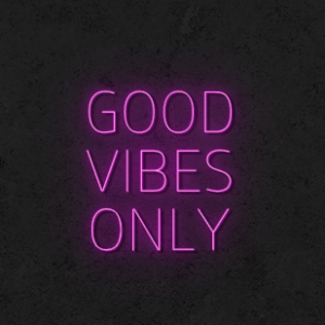 Get the 'Good Vibes Only V2' Neon Sign | NEONLIFE