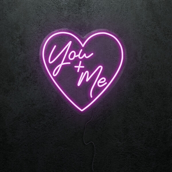 ‘You and Me’ Neon Sign