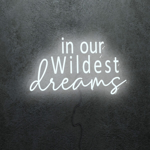 ‘In our Wildest Dreams’ Neon Sign