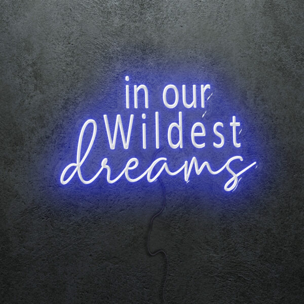 ‘In our Wildest Dreams’ Neon Sign